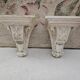 Pair of plaster wall brackets - Shelves