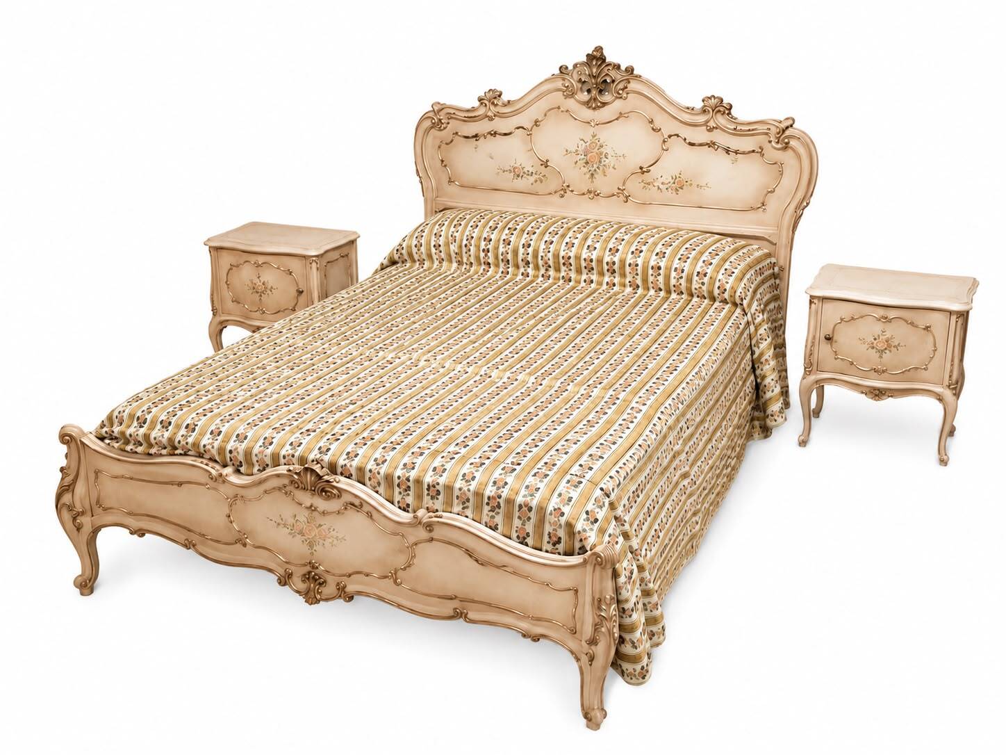 Venetian Style Bedroom Suite, Italy, Mid-20th Century