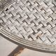 Antique white round outdoor table (c.1930)