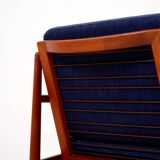 2 fauteuils lounge en teck par Arne Vodder pour Glostrup Mobelfabrik