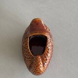 Fish-shaped ceramic sauceboat