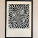 Kinetic Art. Signed and framed lithograph by C. du PLESSIS.