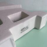 Memphis Style Ceramic Vase Bastione by Florio Keramia