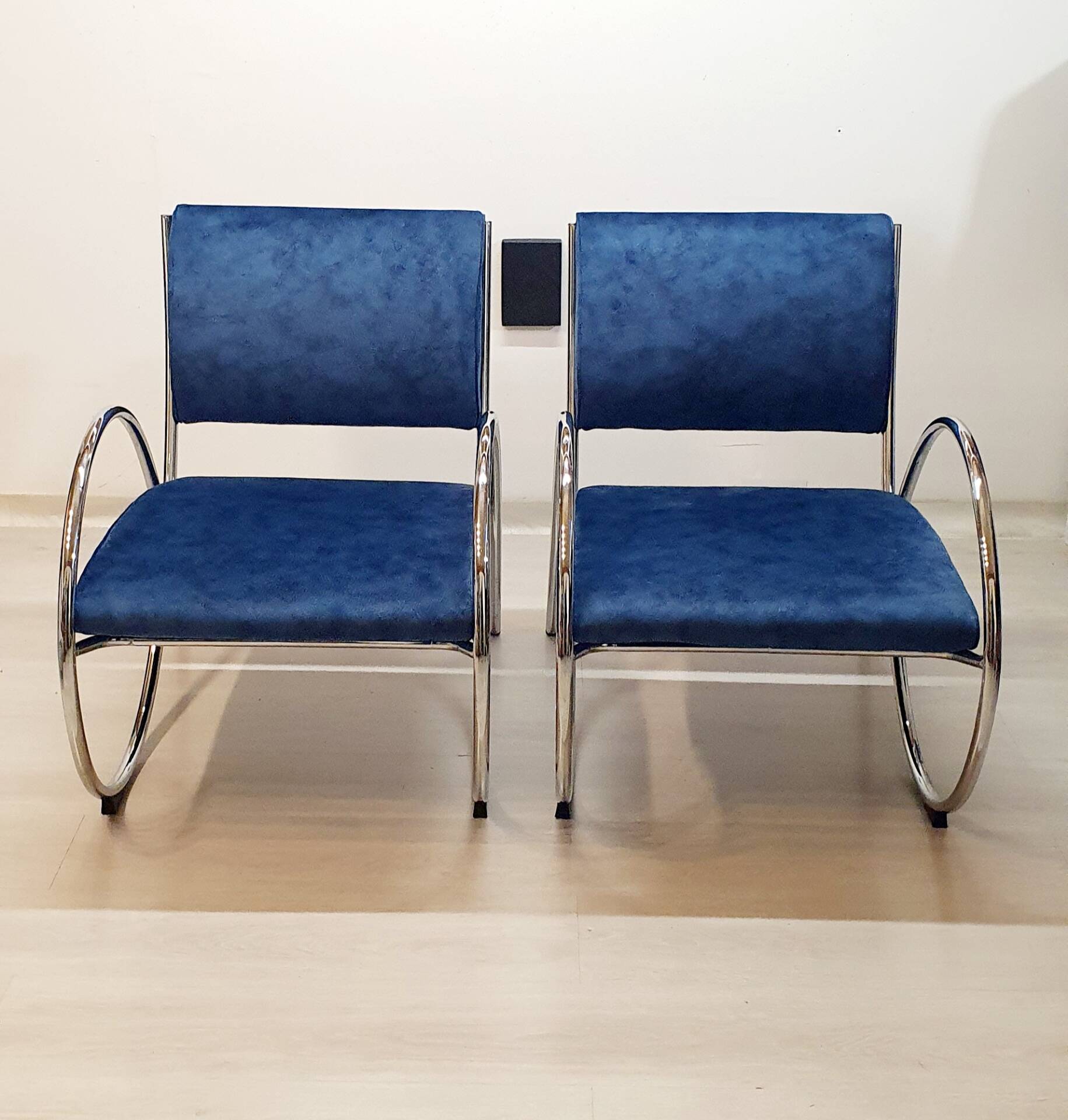Bauhaus style armchairs from the 80s