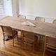 Monastery table in solid old oak – SUN 400 by 120 cm