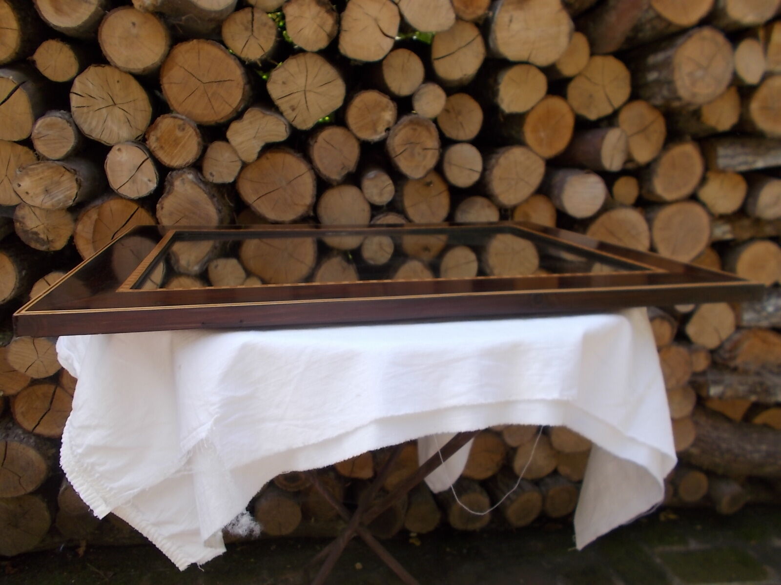 Miroir en marqueterie 61x47,5cm