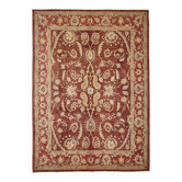 Tapis Oushak en laine noué à la main turc 216 cm x 298 cm