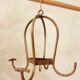 Industrial wrought iron hanger