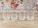 Set of 4 Cristal d'Arques Longchamp goblet-shaped liqueur glasses