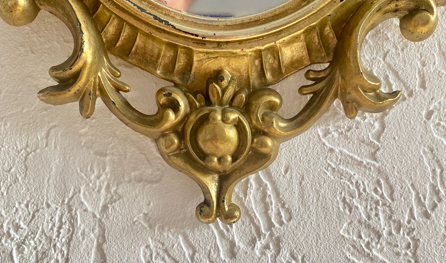 Old Baroque Frame Mirror, Roberta Wood