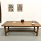 Oak farmhouse table, 1950s