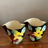 2 small Vallauris vases