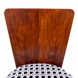 A set of chairs designed by J. Halabala, Czechoslovakia, 1930s. After renovation.