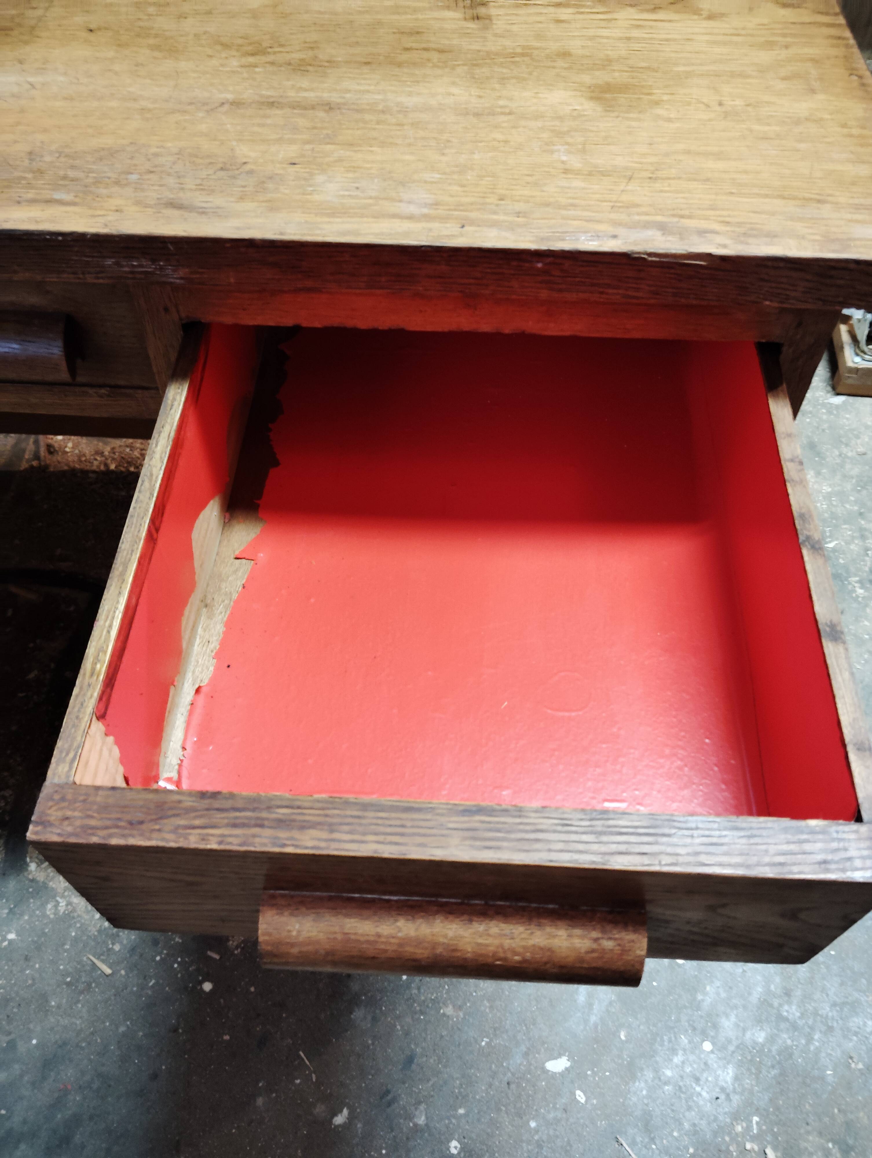 Vintage teacher's desk