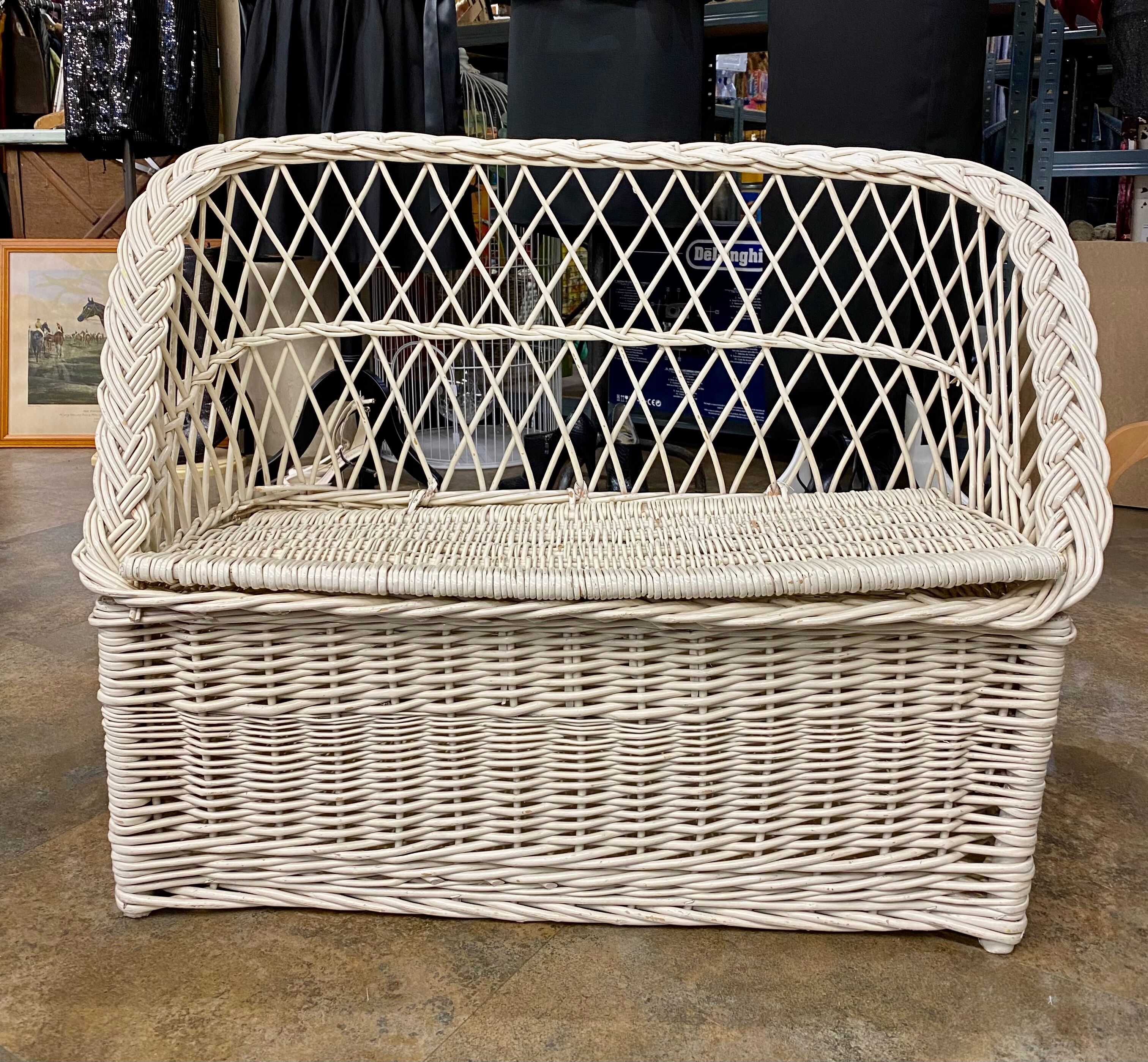 Rattan bench child