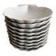 Set of 9 shell-shaped bowls