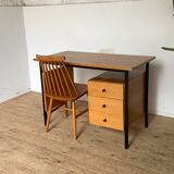 Vintage modernist oak desk