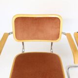 Pair of B64 corduroy chairs