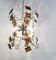 Mid century glass sputnik chandelier, 1970s