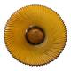 Amber striped fruit bowl