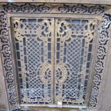 Front of the old fireplace all in bronze