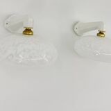 Art Deco porcelain wall lights