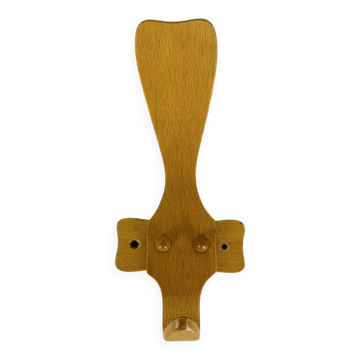 Patère bois courbé vintage, années 60