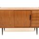 Enfilade scandinave "Roulette" en teck, Möbel-Ikea, Suède, 1960