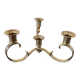 Gold-plated brass candlestick
