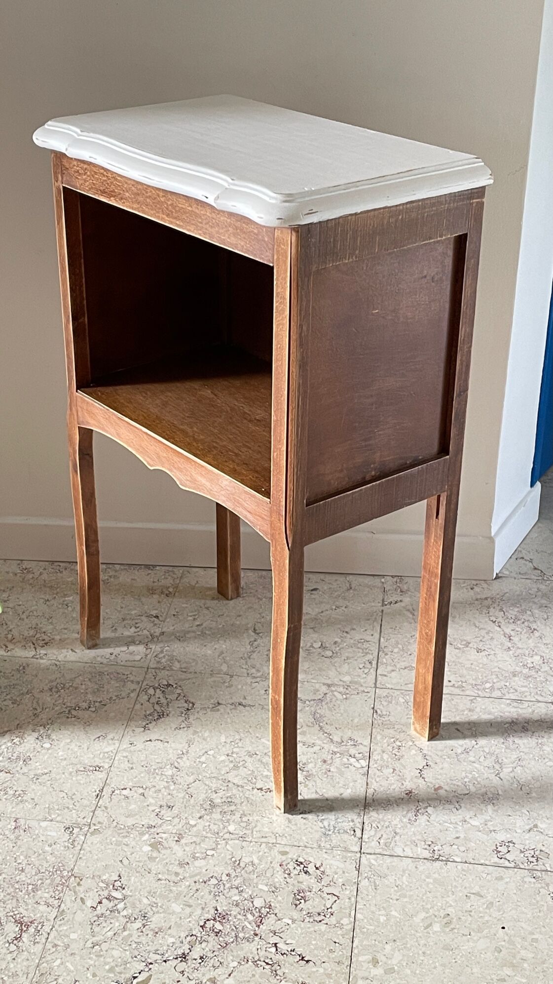 Vintage Wooden Bedside Table
