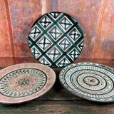 3 Vallauris Robert Picault plates