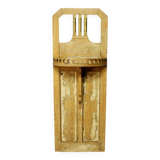 Cracked and whitewashed wood wall console