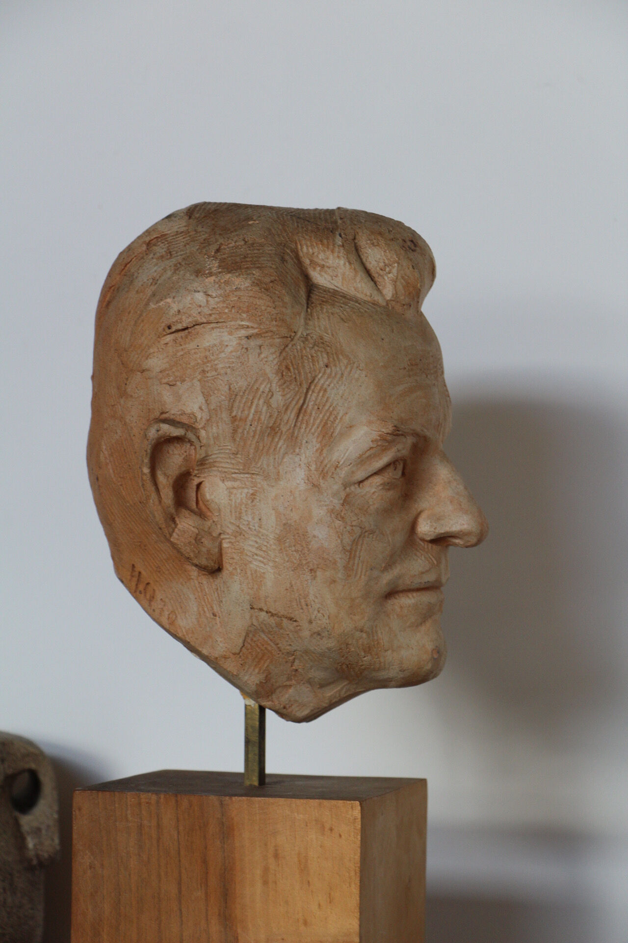 Bust of terracotta artist Nereo Quagliato 1970