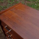 Commode ancienne vintage avec pieds compas bois