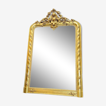Miroir ancien 177x117 cm d époque Napoléon III très bon état