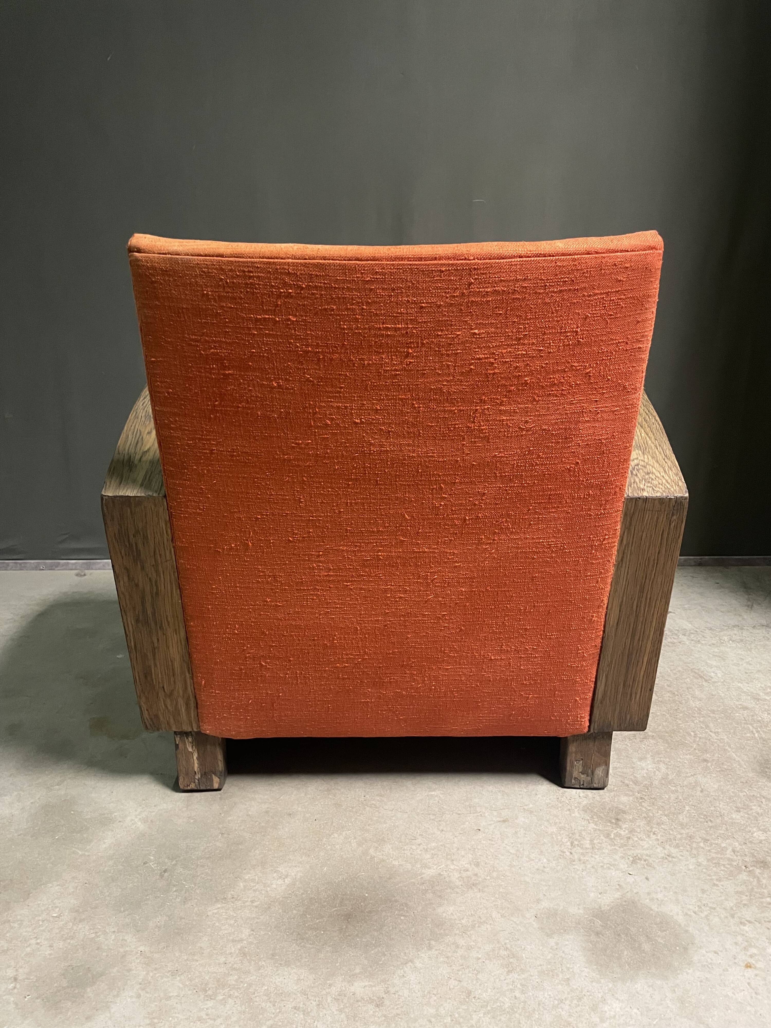 1920's art deco lounge chair