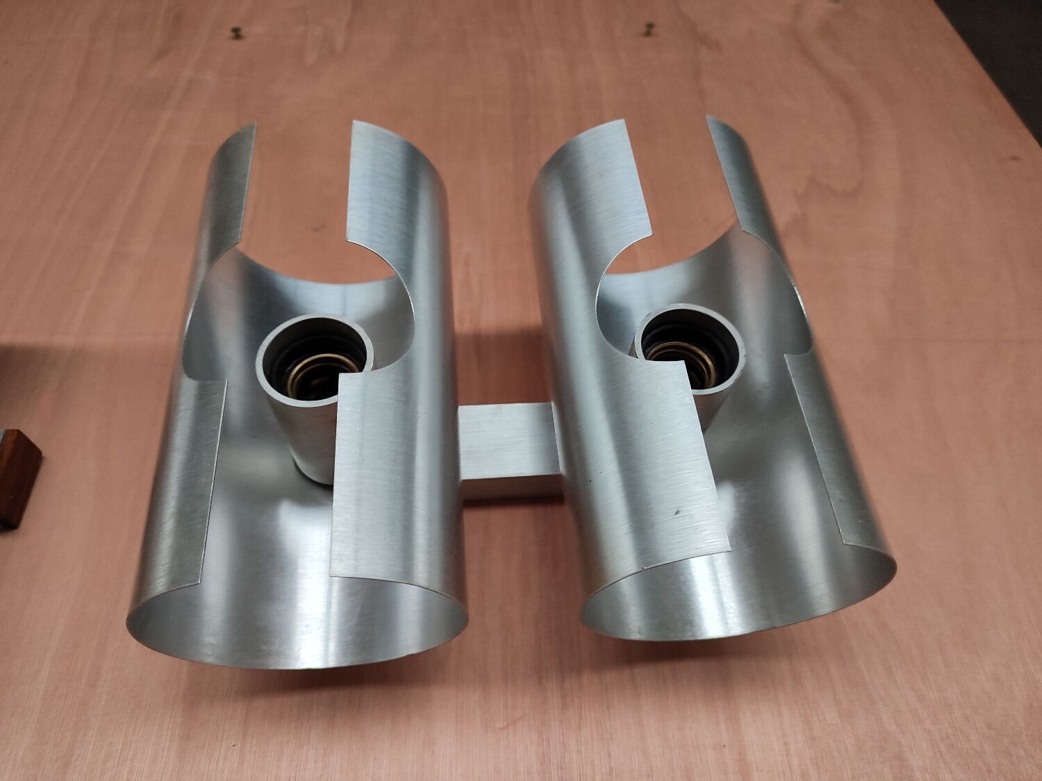 Loss of brushed aluminum sconces