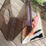 Vinyl doors/ magazines plexiglass form W