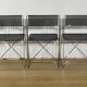 Suite de 5 Chaises Nuova X Line Omli pour Magis, par Niels Joergen Haugesen – 1980