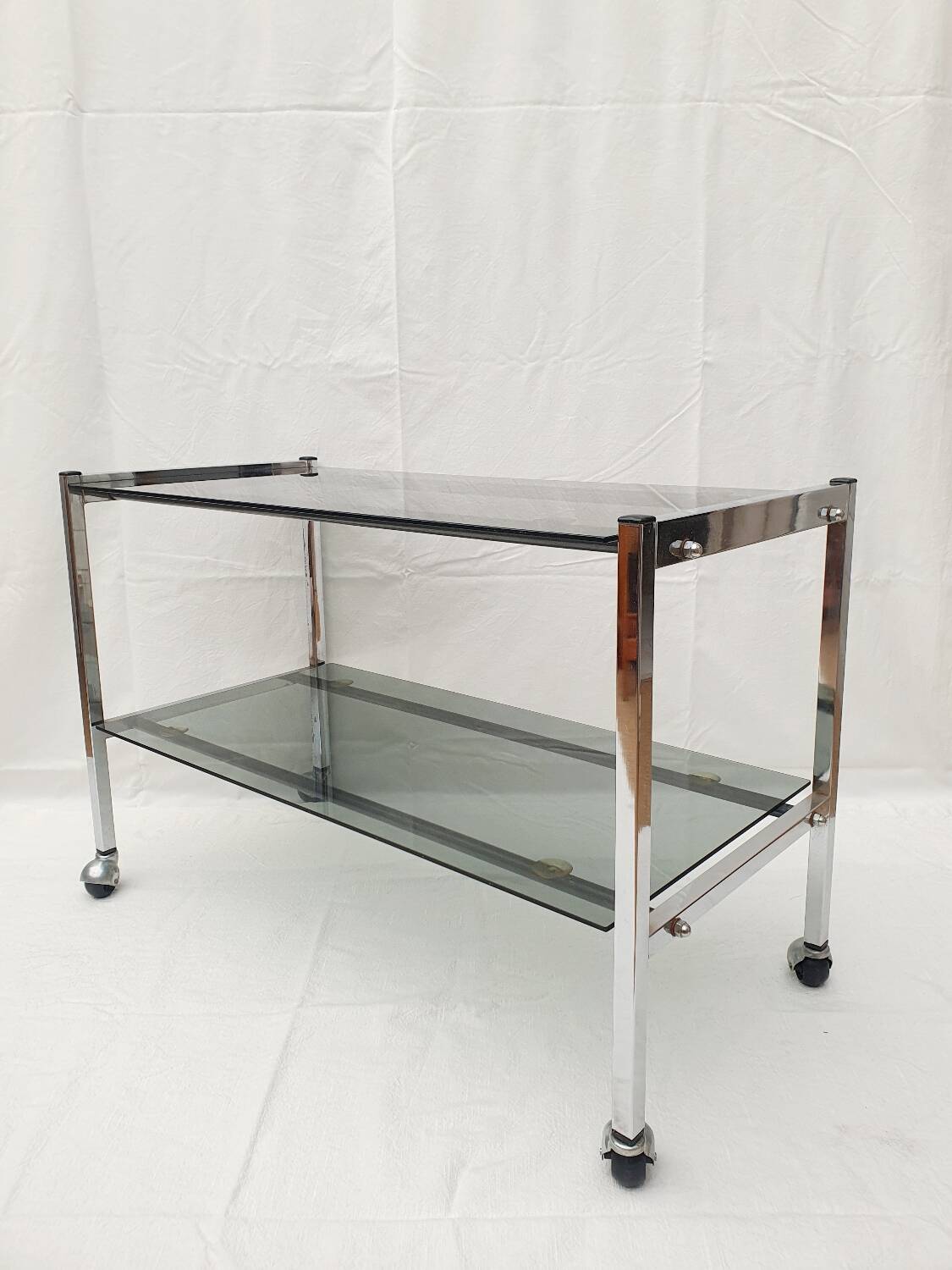 Vintage chrome console