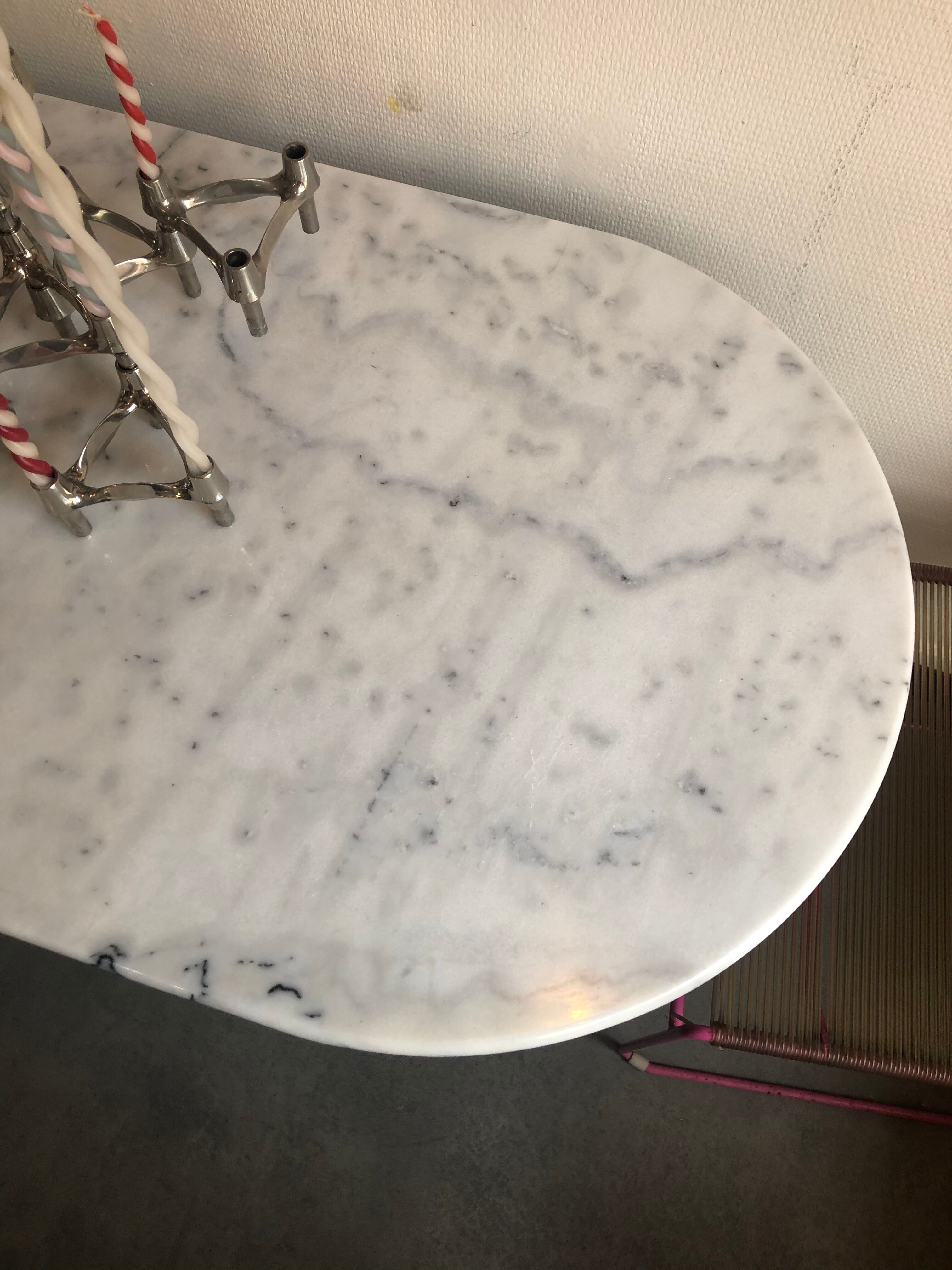 Marble bistro table