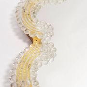 Mid-century decorative mirror in a floral frame, Italy, 1960s.