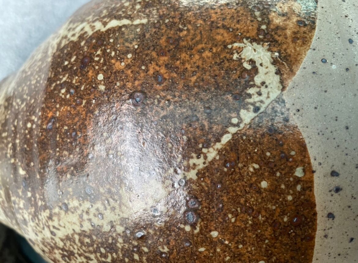 Stoneware pitcher by Pierre Digan