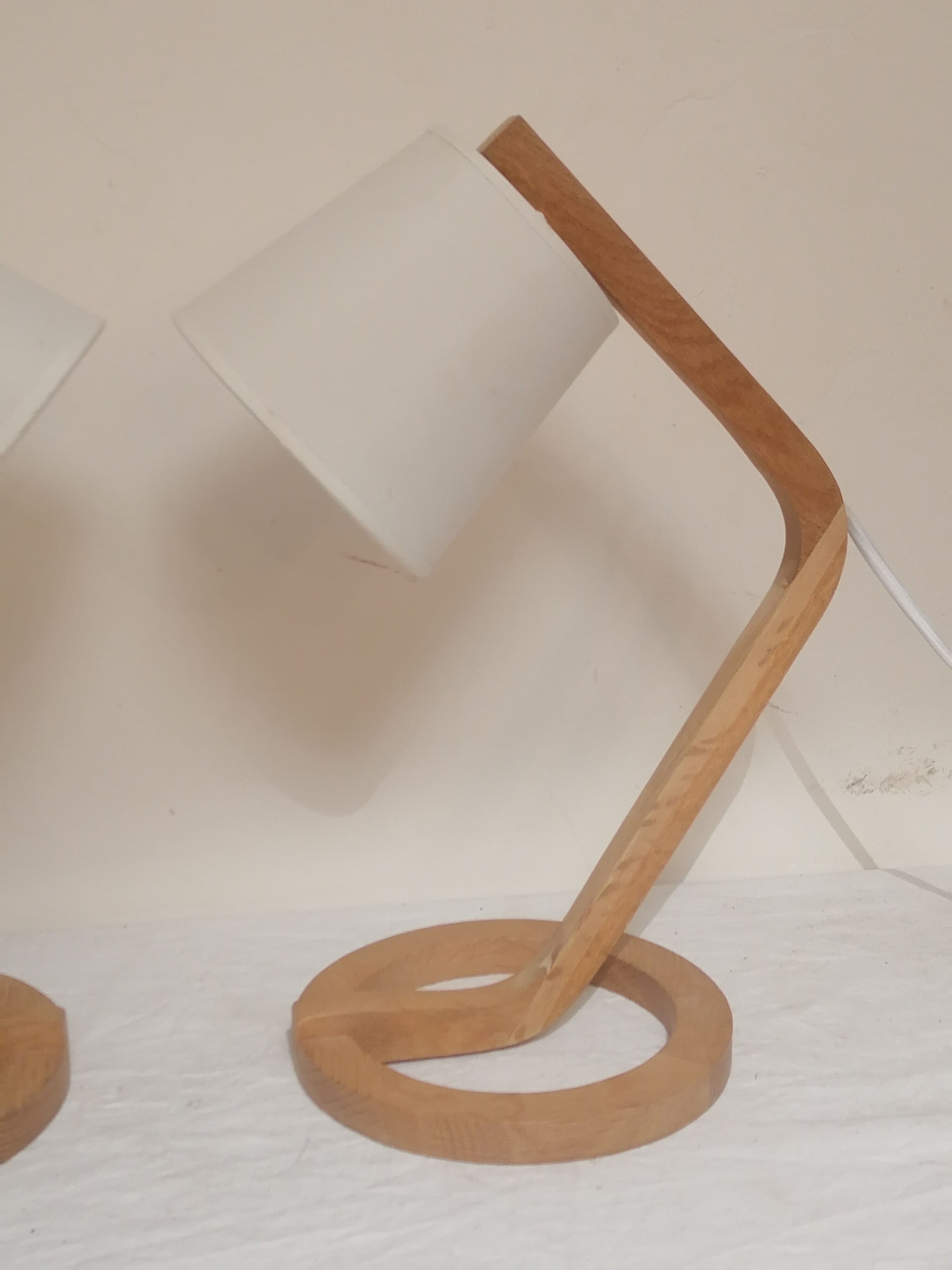 Pair of modernist lamps