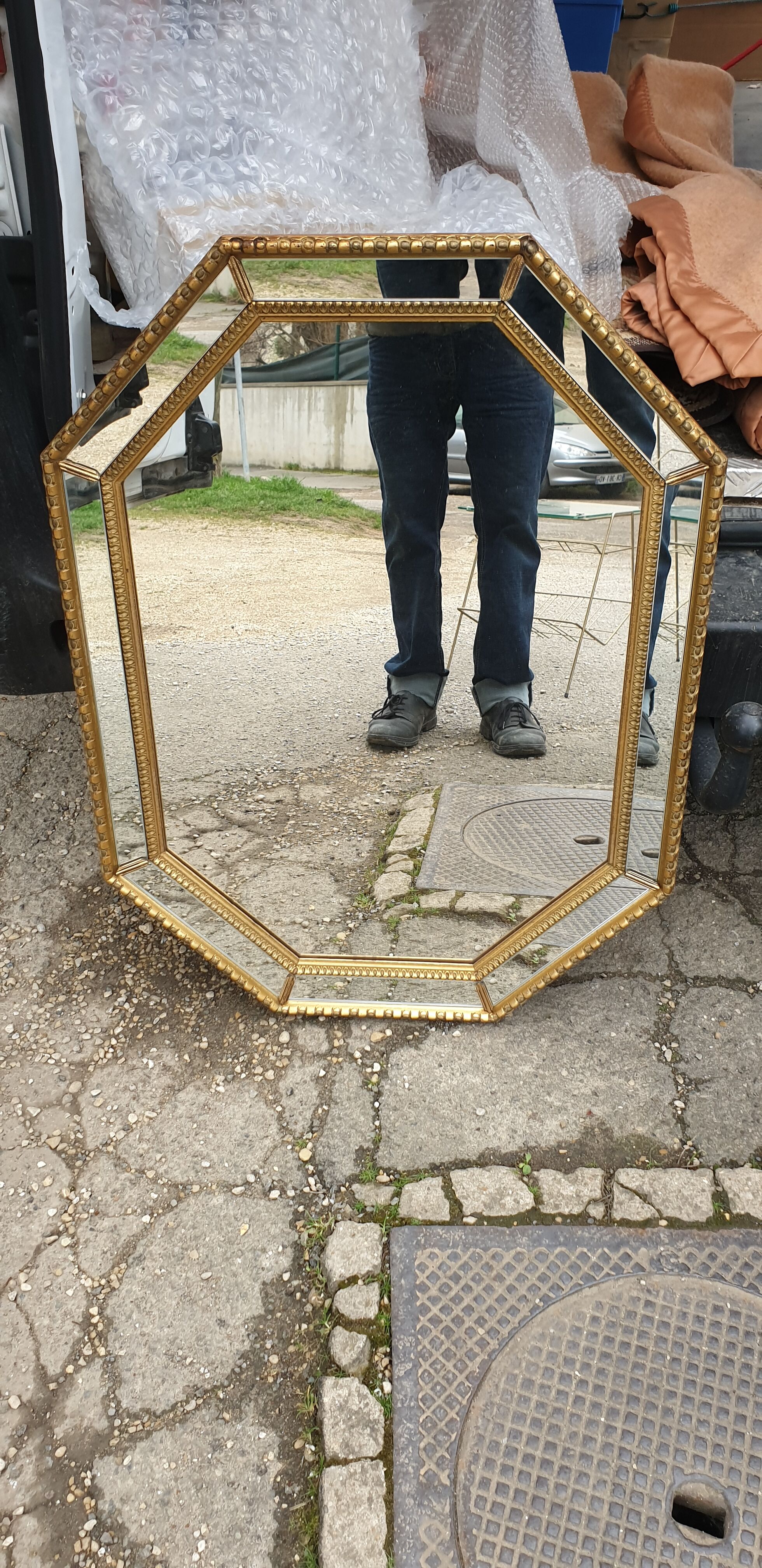 Miroir octogonal
