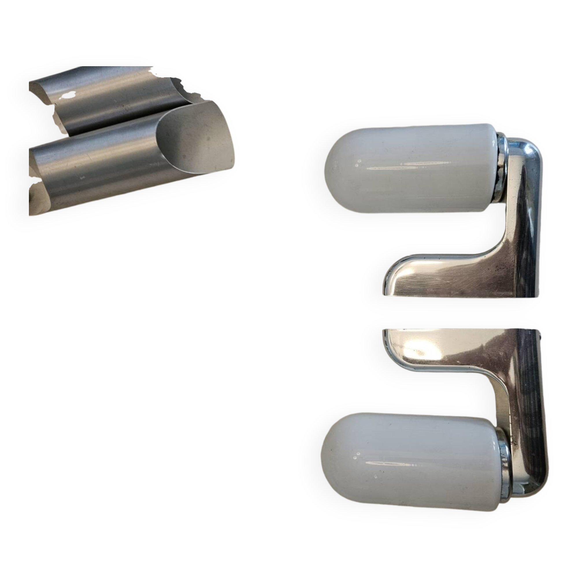 Pair of 70s wall lights