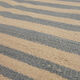 Blue cream wool kilim handwoven modern kilim flat-weave area rug-205x283cm