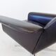 Fauteuil Kaufeld Siesta 62 en cuir noir par Jacques Brule