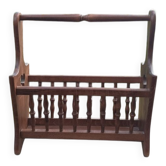 Wooden magazine rack