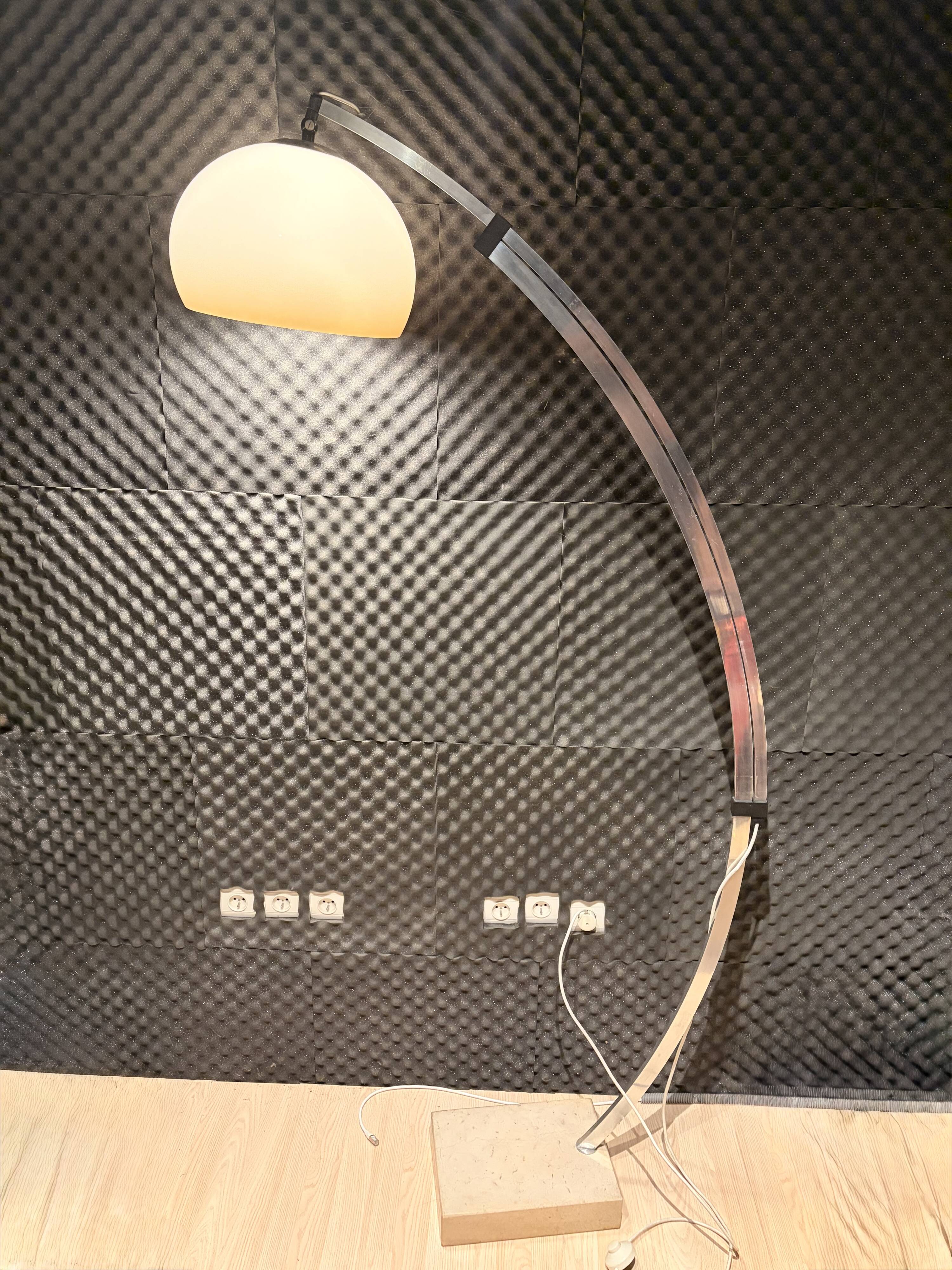 Vintage Italian Arc Floor Lamp from the 1970s – attributed to Harvey Guzzini